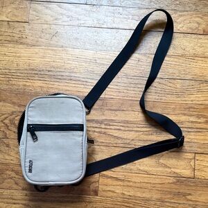 Brixley Beige Belt Bag with Black Strap